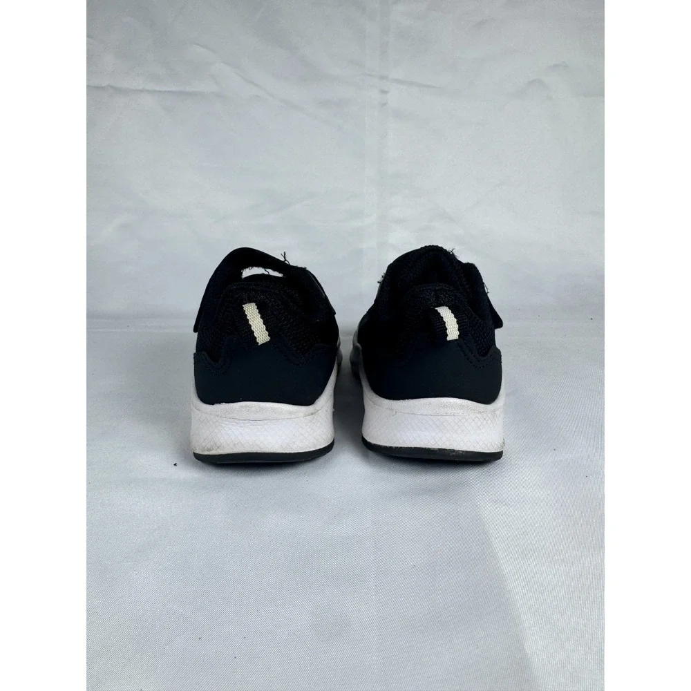 Athletic Works IBAW43CA001 Toddlers 4 Jogger Sneakers Black Hook & Loop Shoes